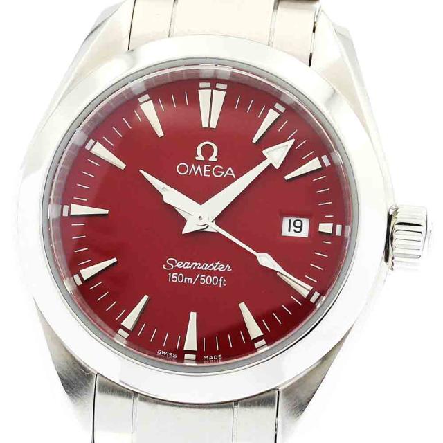 オメガ OMEGA 2577.60 シーマスター アクアテラ 丸井限定 クォーツ レディース _864573