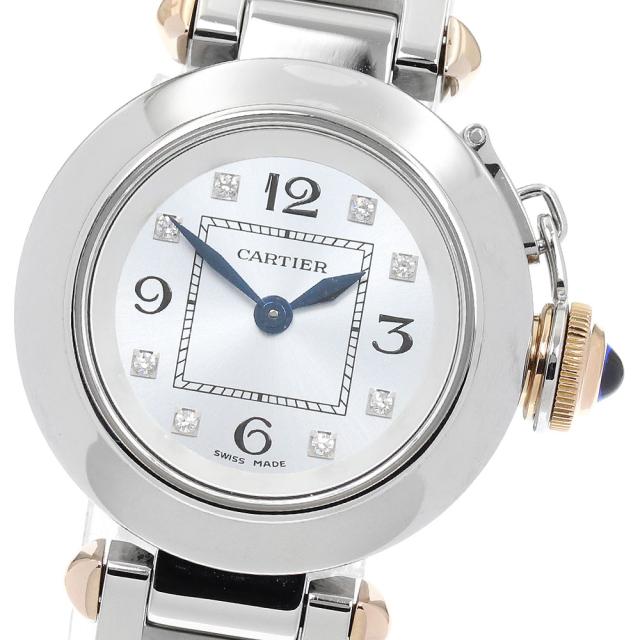 カルティエ CARTIER WJ124020 ミスパシャ 8Pダイヤ クォーツ レディース 良品 _869320 245,916円