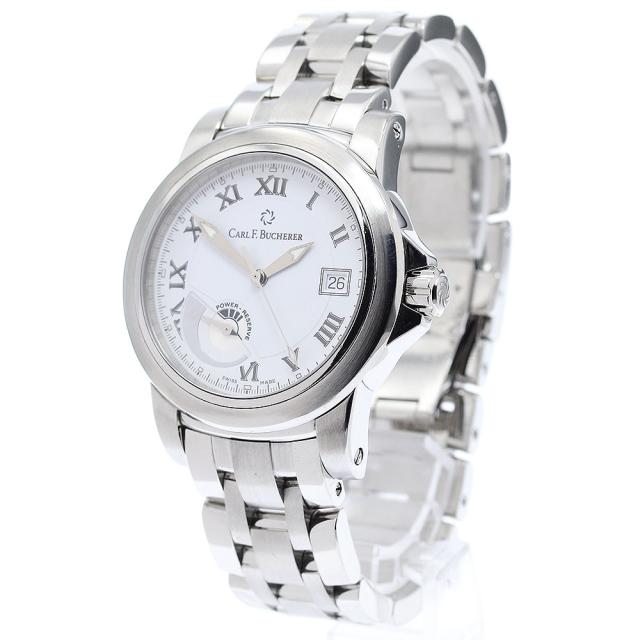 カール F.ブヘラ CARL F.BUCHERER 00.10616.08.21.21 パトラビ パワーリザーブ デイト 自動巻き メンズ 美品 _871544_1