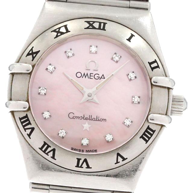 オメガ OMEGA 1562.65 コンステレーション ミニ 12Pダイヤ クォーツ レディース _876167 腕時計レディース