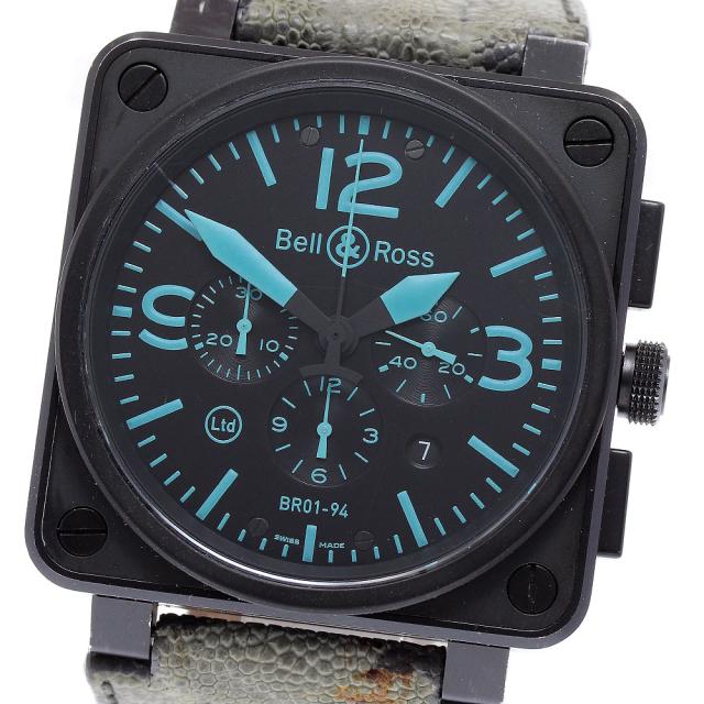 ベル＆ロス Bell＆Ross BR01-94-SBlue BR01-94-SBlue 世界限定500本 自動巻き メンズ _871733