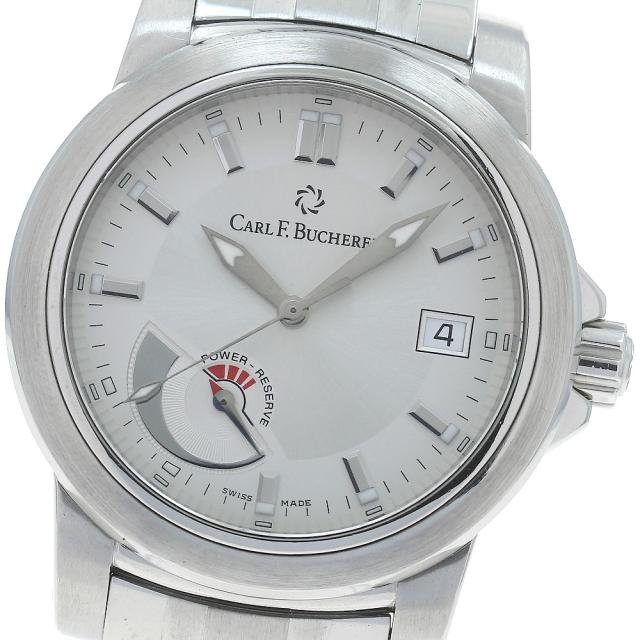 カール F.ブヘラ CARL F.BUCHERER 10616.08A パトラビ パワーリザーブ デイト 自動巻き メンズ 良品 _871532