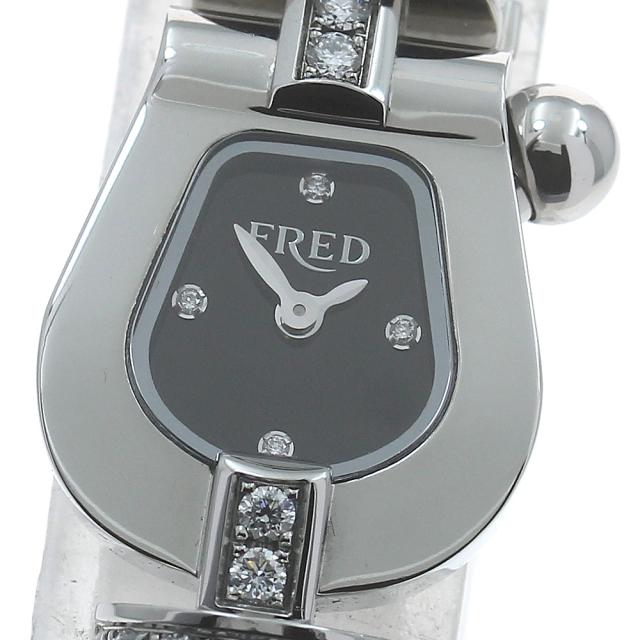 フレッド FRED FD070111 フォース10 ラグダイヤモンド クォーツ レディース 保証書付き_878488