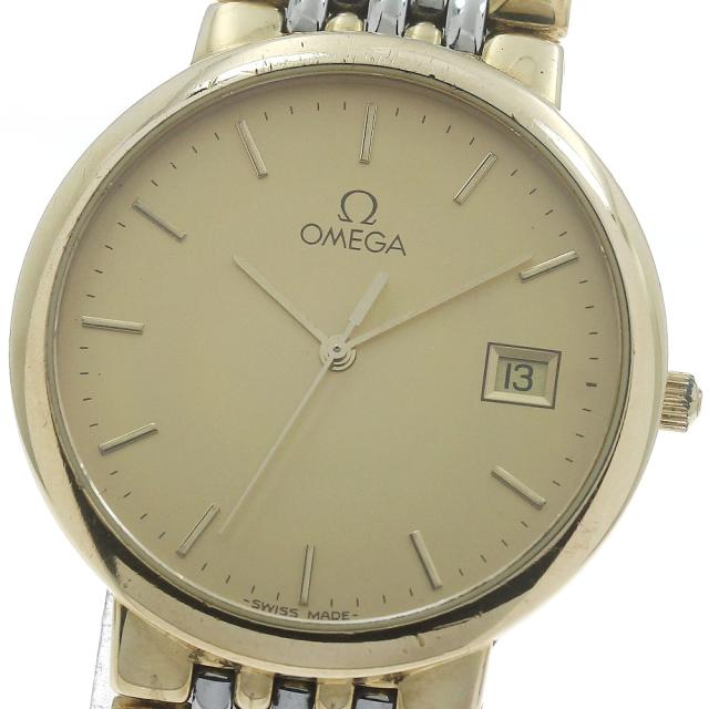 オメガ OMEGA デビル デイト クォーツ メンズ _878721