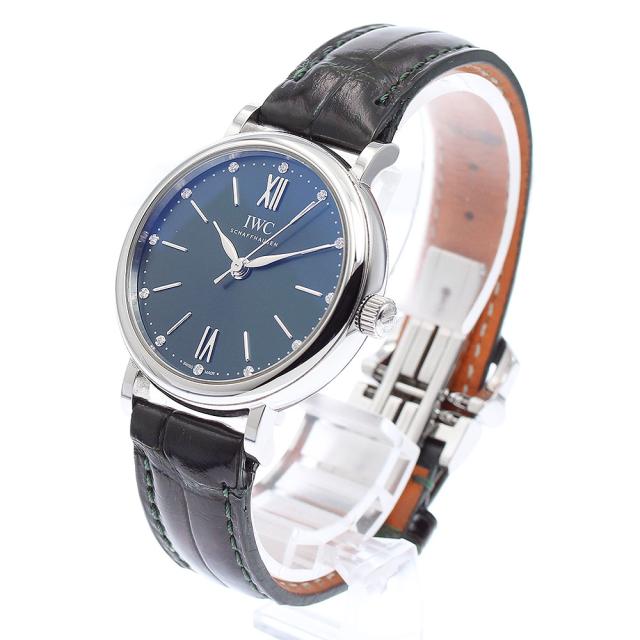 IWC IWC SCHAFFHAUSEN IW357405 ポートフィノ オートマティック 34 12Pダイヤ 自動巻き レディース 保証書付き_877657_2