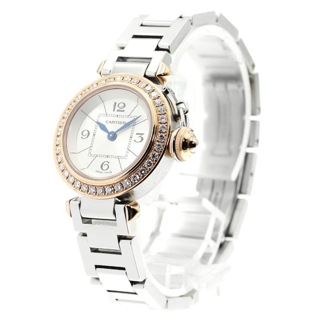 カルティエ CARTIER WJ124021 ミスパシャ K18PG ダイヤベゼル クォーツ レディース _869319_1