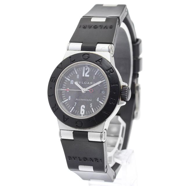 ブルガリ BVLGARI AL29TA アルミニウム デイト クォーツ レディース