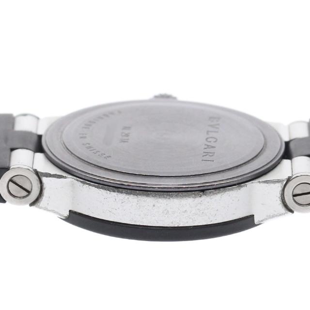 ブルガリ アルミニウム デイト クォーツ レディース AL29TA シルバー文字盤 未稼働品 保存箱付き BVLGARI QT031-1 ベルト訳あり ブルガリ BVLGARI AL29TA アルミニウム デイト クォーツ