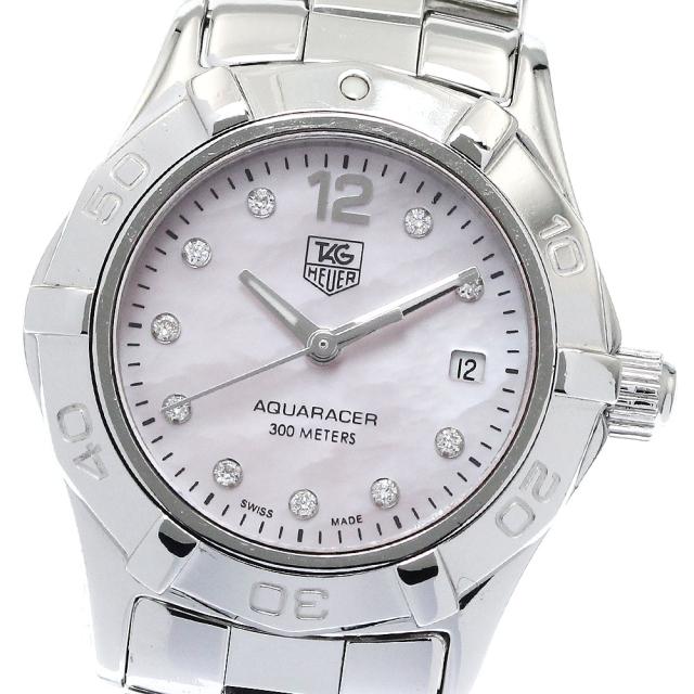 タグホイヤー TAG HEUER WAF141A アクアレーサー 10Pダイヤ デイト  