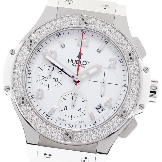 ウブロ HUBLOT 342.SE.230.LR.114 ビッグバン スチール ダイヤベゼル 自動巻き メンズ 保証書付き メーカーOH済み_868019