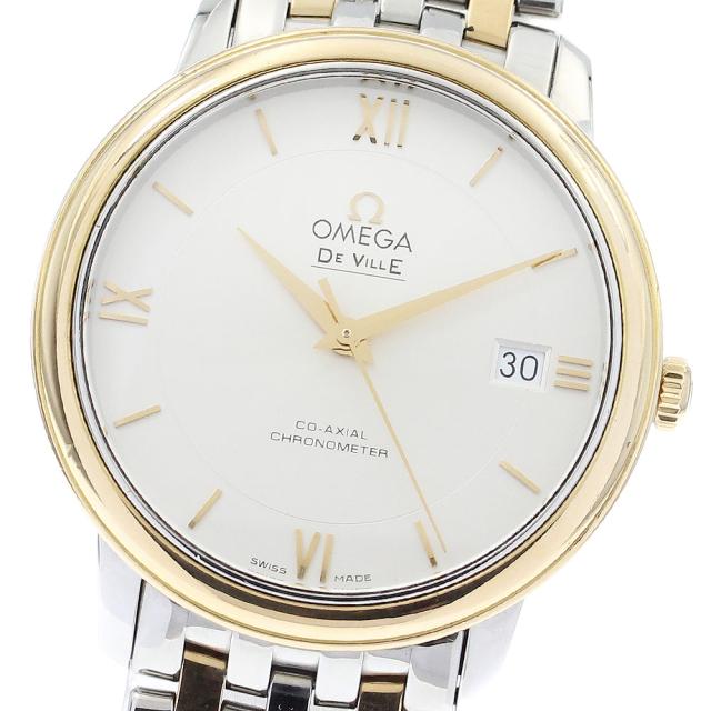 オメガ OMEGA 424.20.37.20.02.001 デビル プレステージ コーアクシャル クロノメーター 自動巻き メンズ 保証書付き_880947