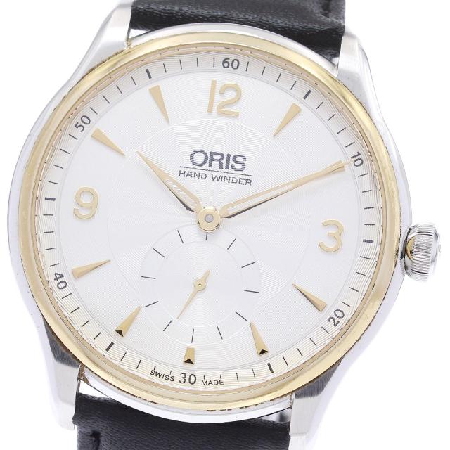オリス ORIS 7580 アートリエ ハンドワインド スモールセコンド 手巻き メンズ _874263