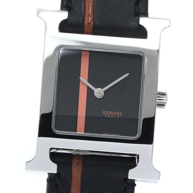 エルメス HERMES Hウォッチ クォーツ レディース 保証書付き_880848
