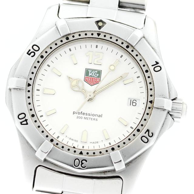 タグホイヤー TAG HEUER 腕時計 セルシリーズ プロフェッショナル 200M アナログクォーツ s95.815 シルバー 稼働品 タグホイヤー S95.815 セルシリーズ プロフェッショナル 200M