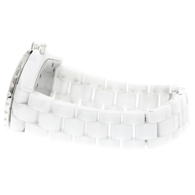 シャネル CHANEL H2422 J12 33ｍｍ 白セラミック 8Pダイヤ クォーツ レディース 保証書付き_882759_4
