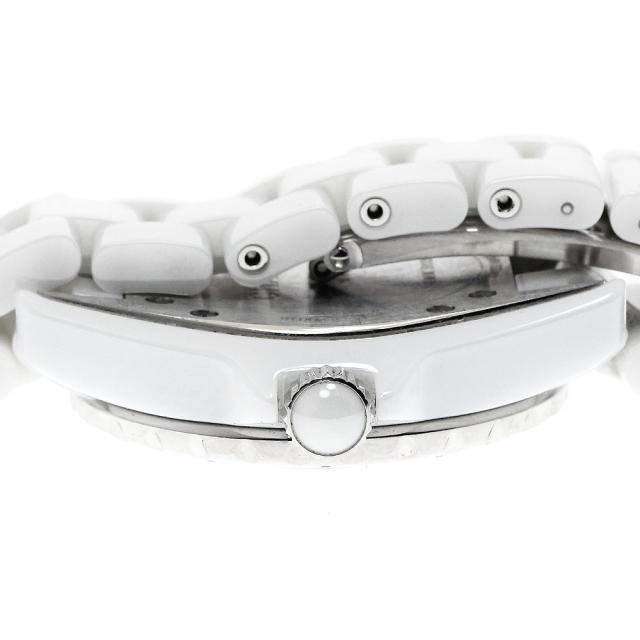 シャネル CHANEL H2422 J12 33ｍｍ 白セラミック 8Pダイヤ クォーツ レディース 保証書付き_882759_5