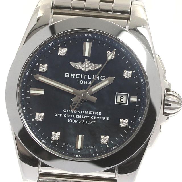 ブライトリング BREITLING W72348 ギャラクティック29 8Pダイヤ クォーツ レディース 箱・保証書付き_884163