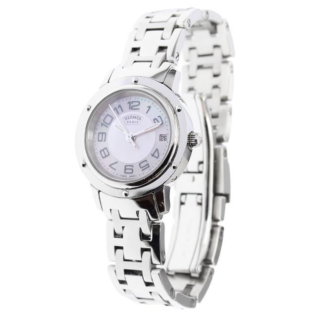 エルメス HERMES クリッパー デイト クォーツ レディース _880844の