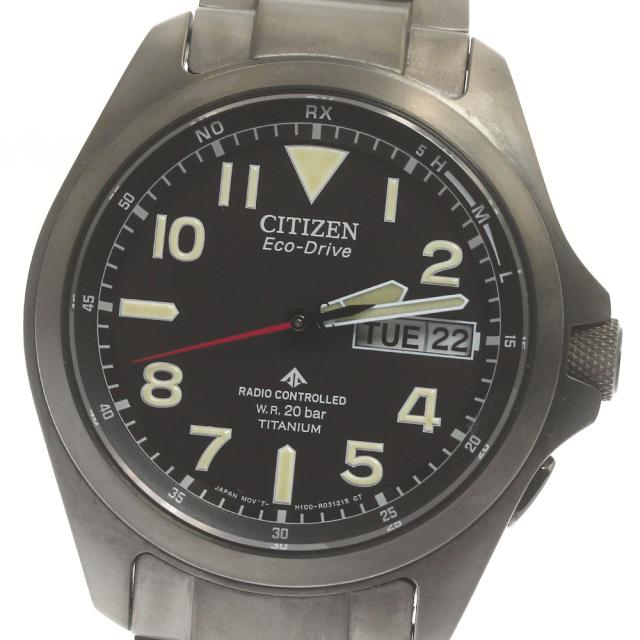シチズン CITIZEN H100-R14749/AT6085-50E プロマスター エコドライブ デイデイト ソーラー電波 メンズ _884134