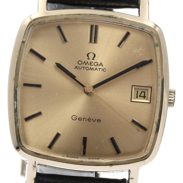 オメガ OMEGA 162.0060 ジュネーブ スクエア Cal.1012 デイト 自動巻き メンズ _883345