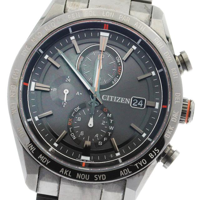 シチズン CITIZEN H800-T025871/AT8185-62E アテッサ エコドライブ ソーラー電波 メンズ _884457【ev20】