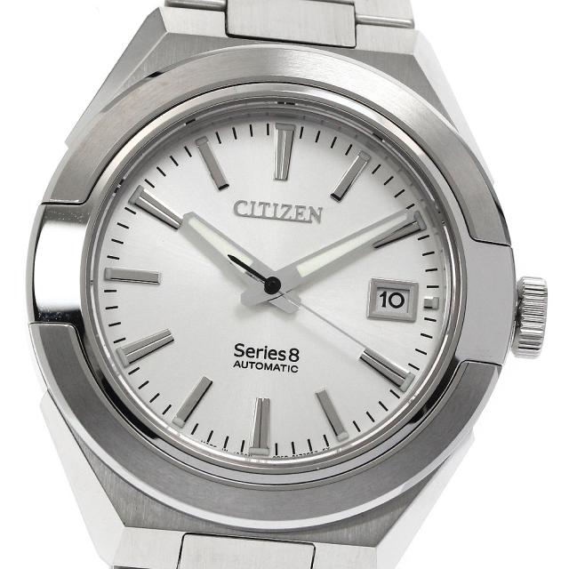 シチズン CITIZEN NA1000-88A シリーズ8 デイト 自動巻き メンズ 美品 箱・保証書付き_885351