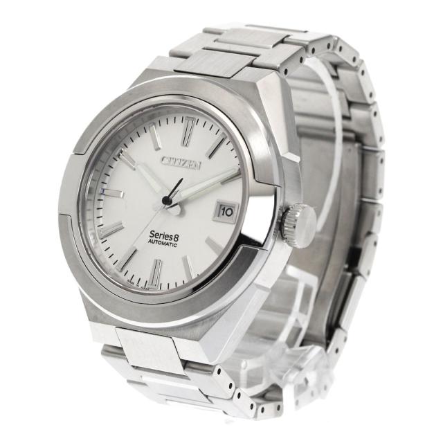 シチズン CITIZEN NA1000-88A シリーズ8 デイト 自動巻き メンズ 美品 箱・保証書付き_885351_2