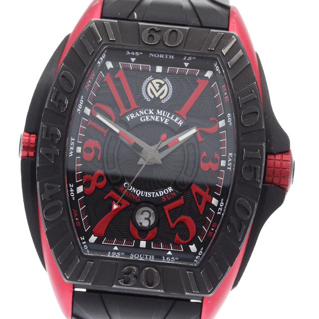 フランクミュラー FRANCK MULLER 8900SCGPJRS コンキスタドール グランプリ ライジングサン デイト 自動巻き メンズ 箱・保証書付き_886940