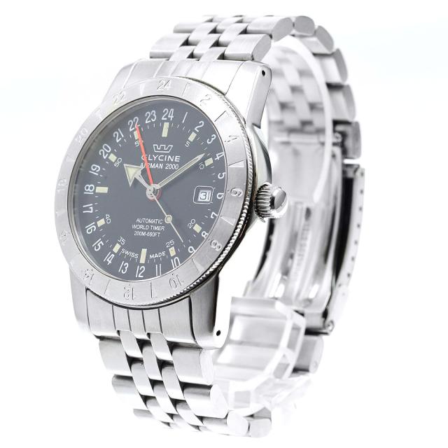 グリシン GLYCINE 3764 エアマン2000 GMT デイト 自動巻き メンズ _883228_1