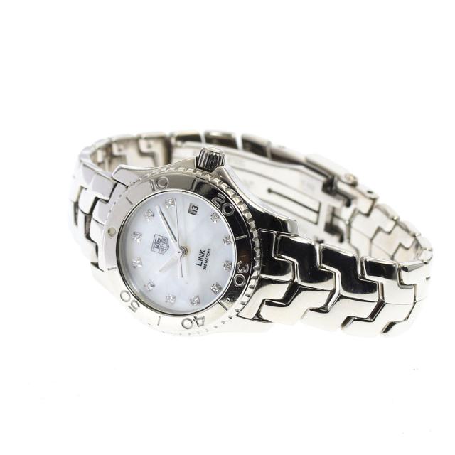 【ジャンク】タグホイヤー (TAG HEUER) レディース WG1313 タグホイヤー セル 腕時計 WG1313-0 クオーツ グレー文字盤 ステンレス