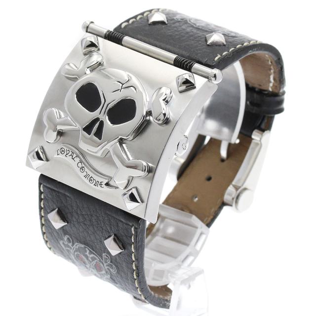 ベルト訳あり コルム CORUM 138.177.20 バッキンガム ワンダーカマー ジョリーロジャー クォーツ メンズ 箱・保証書付き_886271 ベルト訳あり コルム CORUM 138.177.20 バッキンガム ワンダーカマー