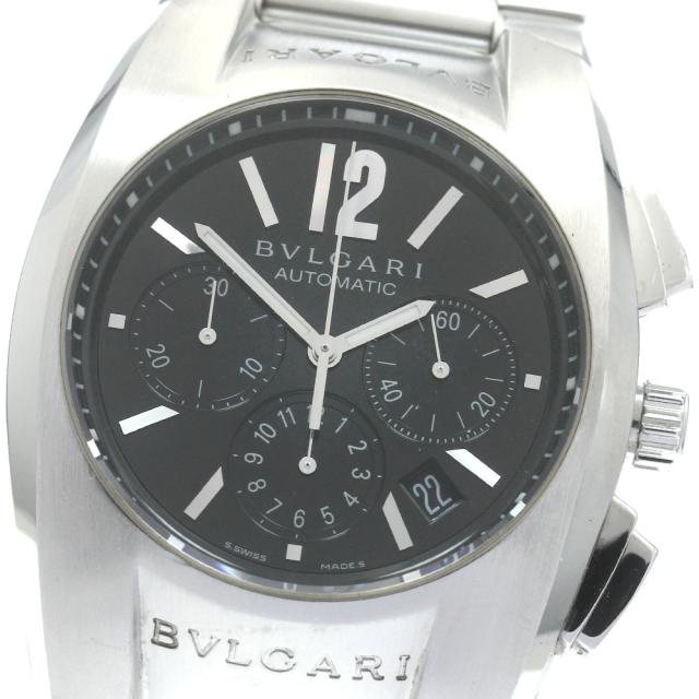 ブルガリ BVLGARI EG40SCH エルゴン クロノグラフ 自動巻き メンズ 箱付き_884157