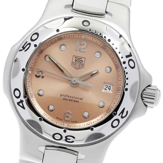 タグホイヤー TAG HEUER WL1319 キリウム デイト クォーツ レディース 美品 保証書付き_885234【ev10】
