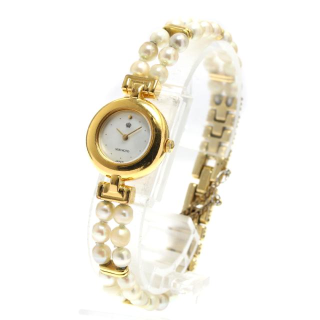 ミキモト MIKIMOTO 4N20-0941 2重パールウォッチ JAL限定 ミキモト MIKIMOTO 4N20-0941 2重パールウォッチ JAL限定