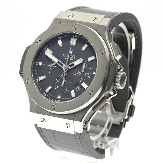 ウブロ HUBLOT 301.ST.5020.GR ビッグバン アールグレイ クロノグラフ デイト 自動巻き メンズ 良品 _888457_1