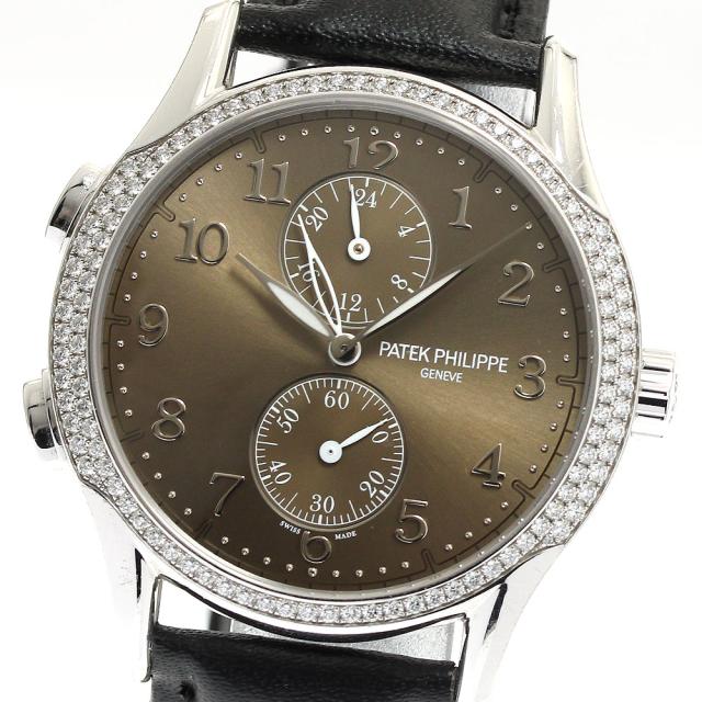パテックフィリップ PATEK PHILIPPE 7134G トラベルタイム K18WG 手巻き メンズ _832250