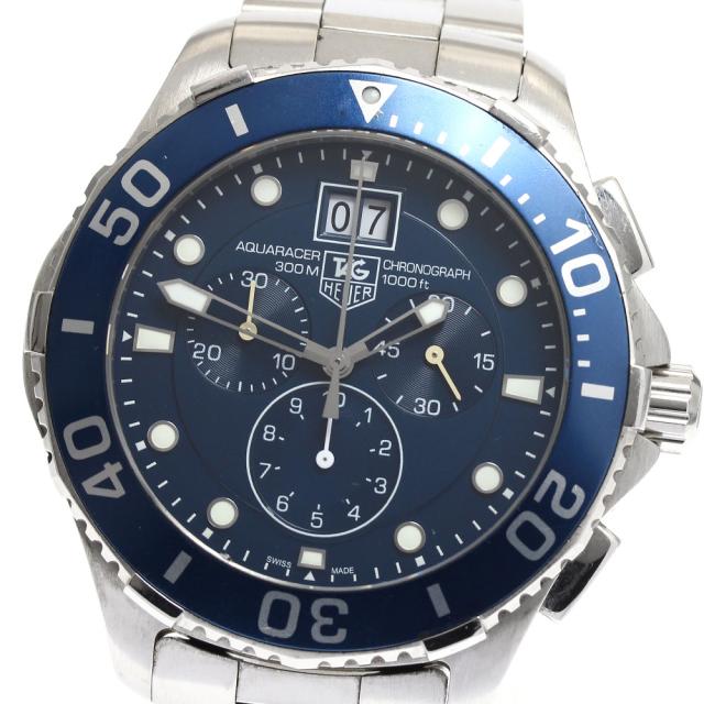 タグホイヤー TAG HEUER CAN1011.BA0821 アクアレーサー ビッグデイト クロノグラフ クォーツ メンズ 保証書付き_886496