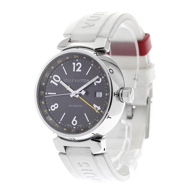 ルイ・ヴィトン LOUIS VUITTON Q1131 タンブール GMT デイト 自動巻き 