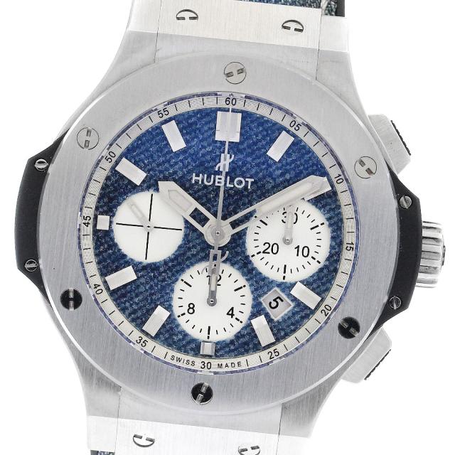 ウブロ HUBLOT 301.SX.2710.NR.JEANS ビッグバン ジーンズ 世界250本限定 自動巻き メンズ 良品 保証書付き_891820