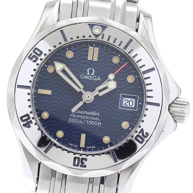 オメガ OMEGA 2582.80 シーマスター300 デイト クォーツ レディース _874806