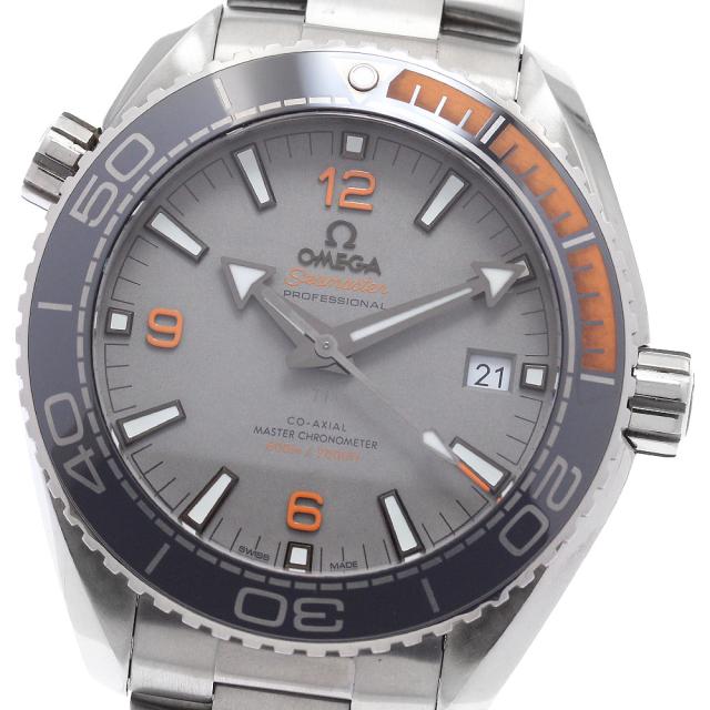オメガ OMEGA 215.90.44.21.99.001 シーマスター プラネットオーシャン600M デイト コーアクシャル 自動巻き メンズ 保証書付き_877798