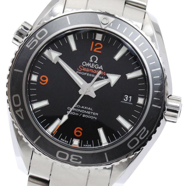 オメガ OMEGA 232.30.46.21.01.003 シーマスター 600 プラネットオーシャン デイト 自動巻き メンズ 保証書付き_877674