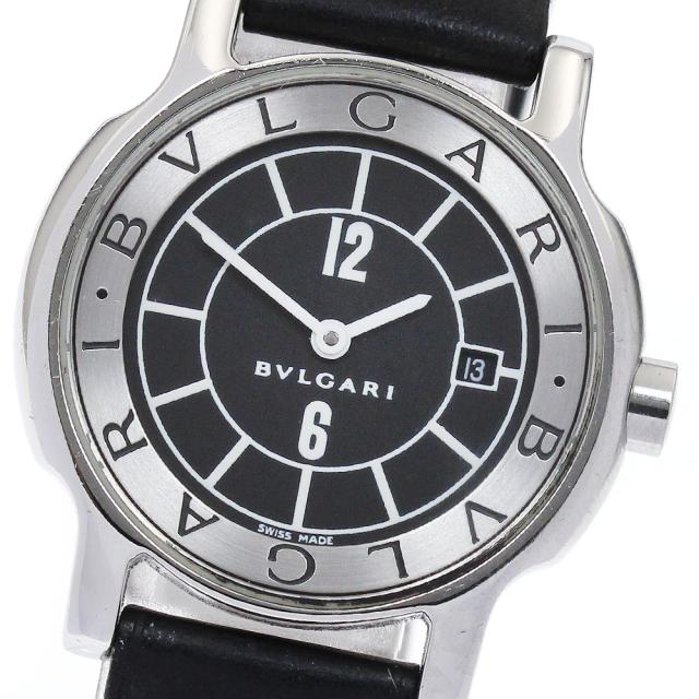ブルガリ BVLGARI ST29S ソロテンポ デイト クォーツ レディース _883597