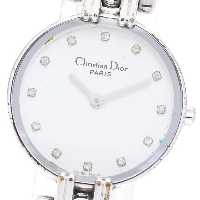 クリスチャンディオール Christian Dior D44-120 バギラ 12Pダイヤモンド クォーツ レディース _891338