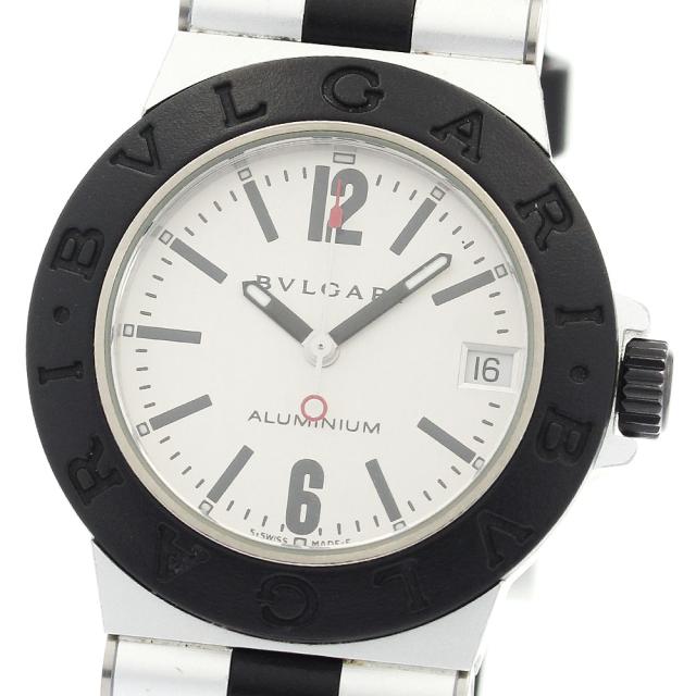 BVLGARI アルミニウム 腕時計AL32TAボーイズサイズ ブルガリ BVLGARI AL32TA アルミニウム クォーツ ボーイズ _894287【ev10】