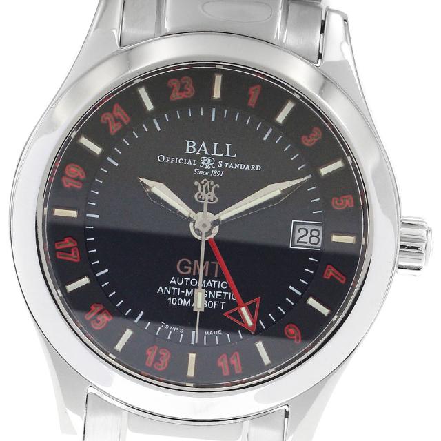 ボール BALL WATCH GM1032C エンジニアII GMT デイト 自動巻き メンズ
