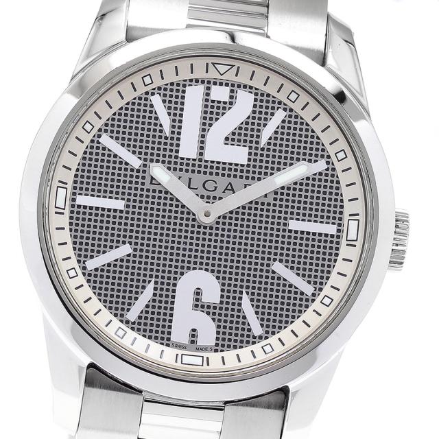ブルガリ BVLGARI ST37S ソロテンポ クォーツ メンズ 良品 _890626 ブルガリ BVLGARI ST37S ソロテンポ クォーツ メンズ 良品 _890626