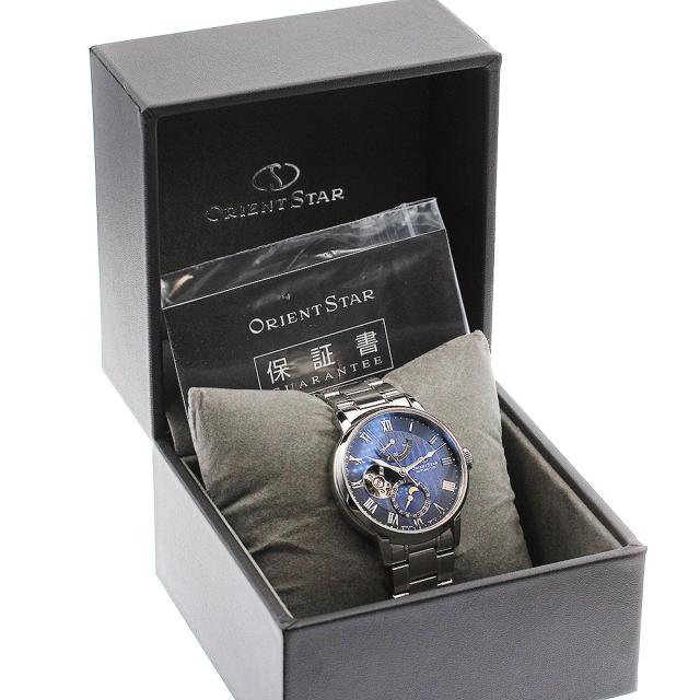 オリエント ORIENT RK-AY0103L/F7M6-UAB0 オリエントスター メカニカルムーンフェイズ 自動巻き メンズ 良品 内箱・保証書付き_891233_1