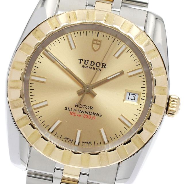 チュードル TUDOR 21013 クラシック デイト 自動巻き メンズ 保証書付き_891455