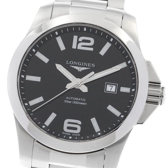 ロンジン LONGINES L3.778.4 コンクエスト デイト 自動巻き メンズ 美品 _885400